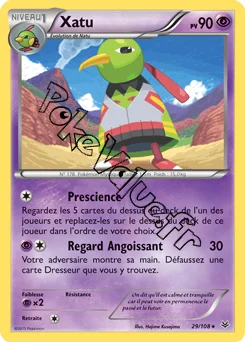 Carte Pokémon Xatu  n°29 de la série Ciel rugissant