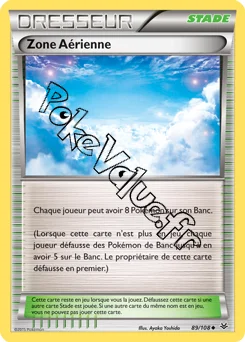 Carte Pokémon Zone Aérienne n°89 de la série Ciel rugissant