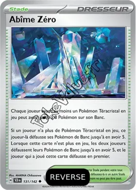 Carte Pokémon Abîme Zéro Reverse n°131 de la série Couronne Stellaire
