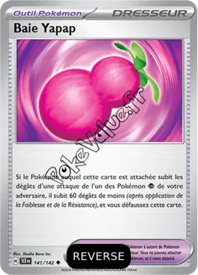 Carte Pokémon Baie Yapap Reverse n°141 de la série Couronne Stellaire