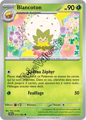 Carte Pokémon Blancoton  n°011 de la série Couronne Stellaire