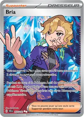 Carte Pokémon Bria n°163 de la série Couronne Stellaire
