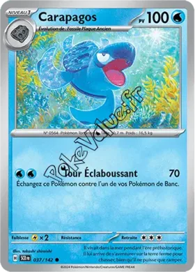 Carte Pokémon Carapagos  n°037 de la série Couronne Stellaire
