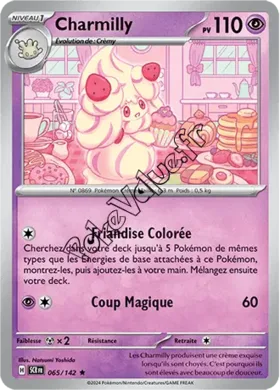 Carte Pokémon Charmilly  n°065 de la série Couronne Stellaire
