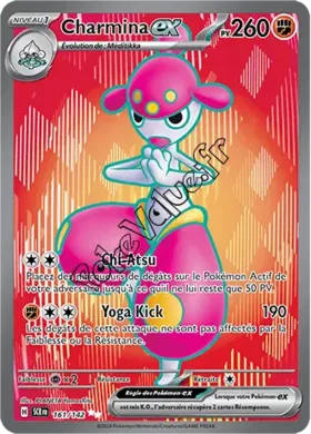 Carte Pokémon Charmina ex  n°161 de la série Couronne Stellaire