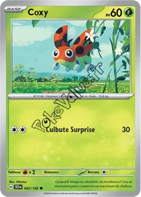 Carte Pokémon Coxy  n°002 de la série Couronne Stellaire