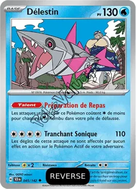Carte Pokémon Délestin  Reverse n°045 de la série Couronne Stellaire