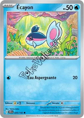 Carte Pokémon Écayon  n°035 de la série Couronne Stellaire