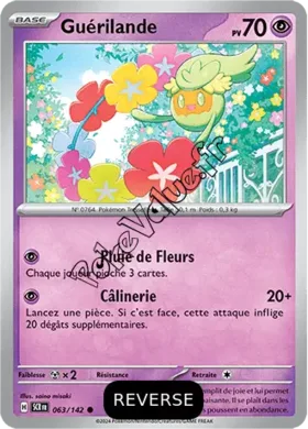 Carte Pokémon Guérilande  Reverse n°063 de la série Couronne Stellaire