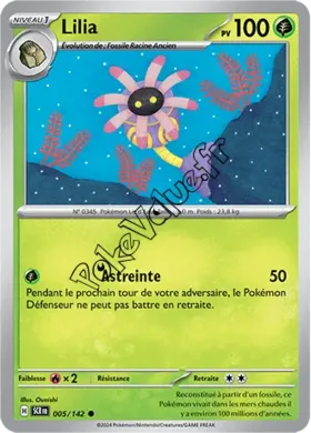 Carte Pokémon Lilia  n°005 de la série Couronne Stellaire