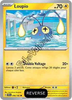Carte Pokémon Loupio  Reverse n°048 de la série Couronne Stellaire