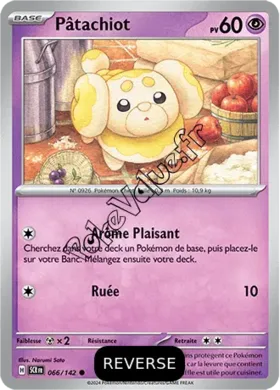 Carte Pokémon Pâtachiot  Reverse n°066 de la série Couronne Stellaire