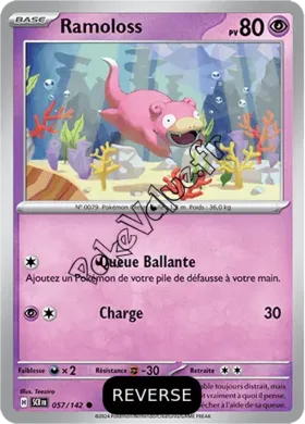 Carte Pokémon Ramoloss  Reverse n°057 de la série Couronne Stellaire