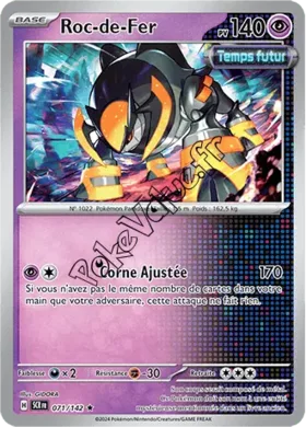 Carte Pokémon Roc de Fer n°071 de la série Couronne Stellaire