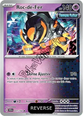 Carte Pokémon Roc de Fer Reverse n°071 de la série Couronne Stellaire