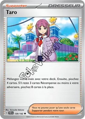 Carte Pokémon Taro n°139 de la série Couronne Stellaire