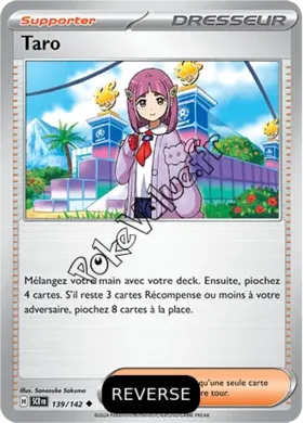 Carte Pokémon Taro Reverse n°139 de la série Couronne Stellaire