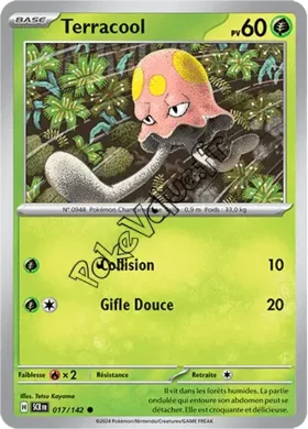 Carte Pokémon Terracool  n°017 de la série Couronne Stellaire
