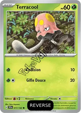 Carte Pokémon Terracool  Reverse n°017 de la série Couronne Stellaire