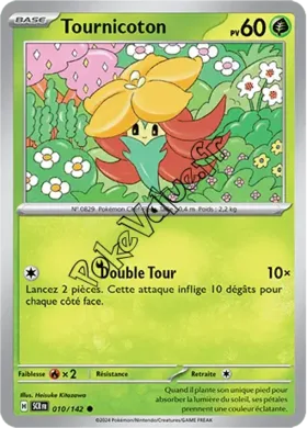 Carte Pokémon Tournicoton  n°010 de la série Couronne Stellaire