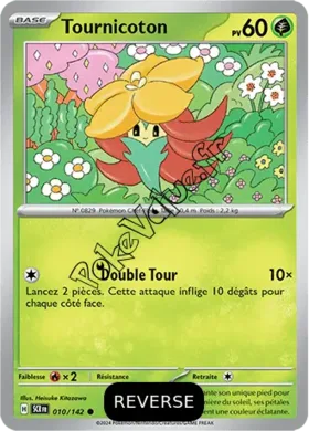 Carte Pokémon Tournicoton  Reverse n°010 de la série Couronne Stellaire