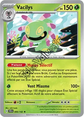 Carte Pokémon Vacilys  n°006 de la série Couronne Stellaire