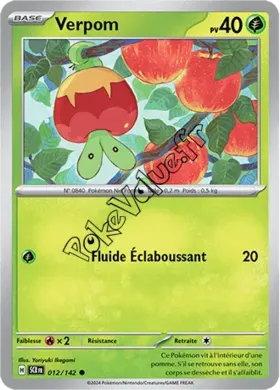 Carte Pokémon Verpom  n°012 de la série Couronne Stellaire