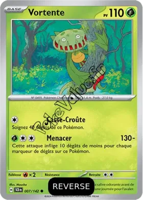 Carte Pokémon Vortente  Reverse n°007 de la série Couronne Stellaire