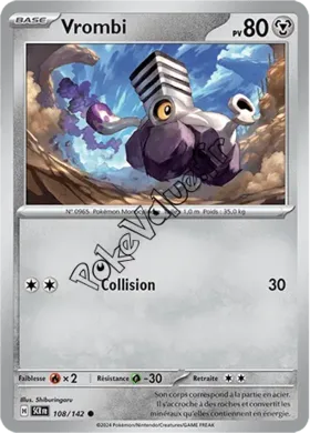 Carte Pokémon Vrombi  n°108 de la série Couronne Stellaire