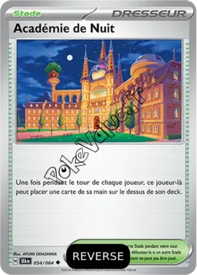 Carte Pokémon Académie de Nuit Reverse n°054 de la série Fable Nébuleuse