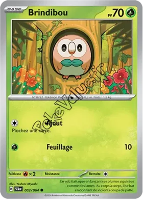 Carte Pokémon Brindibou  n°003 de la série Fable Nébuleuse