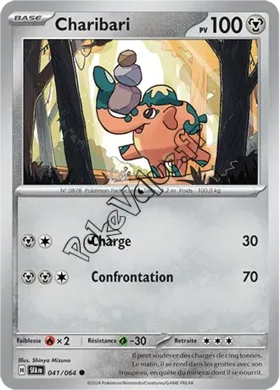 Carte Pokémon Charibari  n°041 de la série Fable Nébuleuse