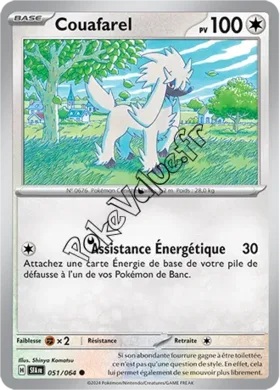 Carte Pokémon Couafarel  n°051 de la série Fable Nébuleuse