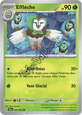 Carte Pokémon Efflèche  n°004 de la série Fable Nébuleuse