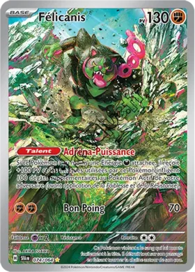 Carte Pokémon Félicanis  n°074 de la série Fable Nébuleuse