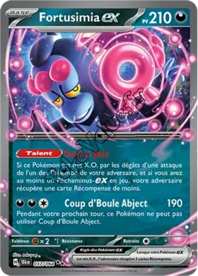 Carte Pokémon Fortusimia ex  n°037 de la série Fable Nébuleuse