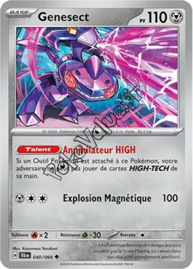 Carte Pokémon Genesect  n°040 de la série Fable Nébuleuse