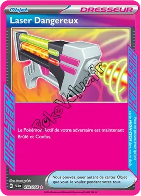 Carte Pokémon Laser Dangereux n°058 de la série Fable Nébuleuse