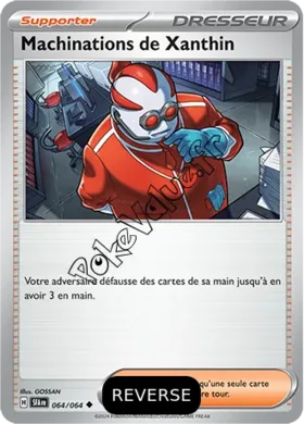 Carte Pokémon Machinations de Xanthin Reverse n°064 de la série Fable Nébuleuse