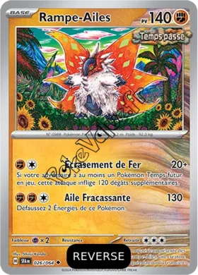 Carte Pokémon Rampe Ailes Reverse n°026 de la série Fable Nébuleuse