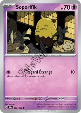 Carte Pokémon Soporifik  n°016 de la série Fable Nébuleuse