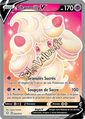 Carte Pokémon Charmilly V  n°64 de la série Déstinées Radieuses