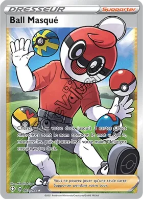 Carte Pokémon Ball Masqué n°65 de la série Déstinées Radieuses