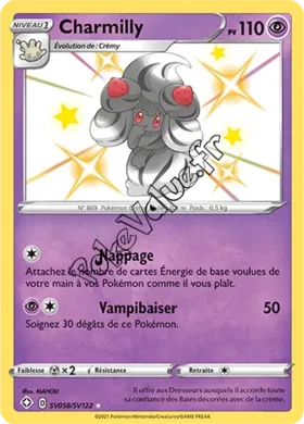 Carte Pokémon Charmilly n°SV58 de la série Déstinées Radieuses