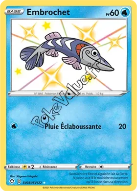 Carte Pokémon Embrochet n°SV31 de la série Déstinées Radieuses