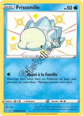 Carte Pokémon Frissonille n°SV33 de la série Déstinées Radieuses