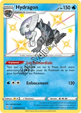Carte Pokémon Hydragon n°SV36 de la série Déstinées Radieuses