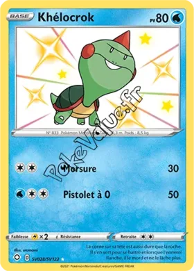 Carte Pokémon Khélocrok n°SV28 de la série Déstinées Radieuses