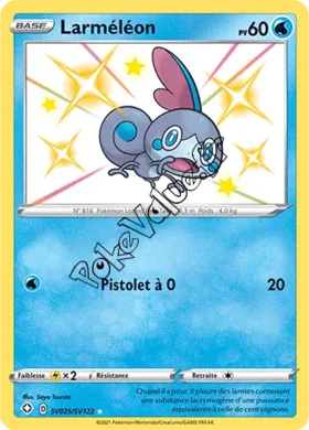 Carte Pokémon Larméléon n°SV25 de la série Déstinées Radieuses