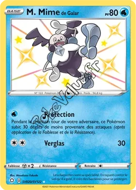 Carte Pokémon M. Mime de Galar n°SV20 de la série Déstinées Radieuses